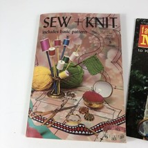 Vintage Sew and Knit Instant Crochet  Knit and Crochet Work booklets. - $12.37