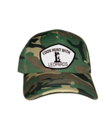 Cap Hat Woodland Camo Solid Back Dog Picture Coonhound Leopard Coon Hunter - $20.99