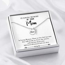 Express Your Love Gifts Mom Remembrance Necklace Loving Memory White Mother Memo - £27.75 GBP