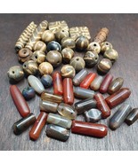 Lot perles d&#39;agate pumtek asiatique et yéménite africaine lot-pmt - €77,83 EUR