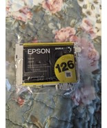 Genuine EPSON 126 Yellow Ink Cartridge T126420 New Sealed - $5.40 CAD