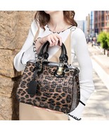 KATT Leopard Print Animal Print Leather Bag for Ladies - Good Size - Sho... - $169.99