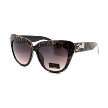 Womens Fashion Sunglasses Oversized Square Cateye Leopard Print UV 400 - £8.86 GBP