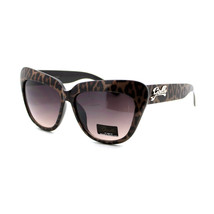 Womens Fashion Sunglasses Oversized Square Cateye Leopard Print UV 400 - £8.78 GBP