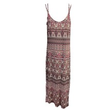 Anthropologie Fleur Bleue Dress NEW XS Stretch 2 Slits Maxi BOHO Paisley Vacay - £17.73 GBP