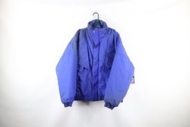NOS Vintage 90s Streetwear Mens Size Large Insulated Winter Puffer Jacket Blue - £54.40 GBP