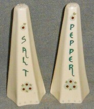 Vintage SALT/PEPPER Shakers 6 1/2&quot; Tall California Pottery? Signed - £13.23 GBP