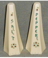 Vintage SALT/PEPPER SHAKERS 6 1/2&quot; Tall CALIFORNIA POTTERY? Signed - $16.82