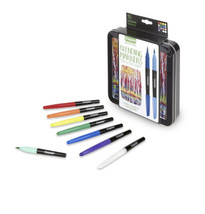 Crayola Signature Blending Markers: 14 Markers & 2 Blenders w/Decorative Tin! - $13.84