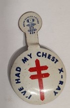 Collectible Pin Tab I’ve Had My Chest X-Ray H2 Green Duck Co. Chicago He... - $3.85