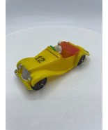 Rare Vintage MG Midget Yellow Sports Car Hong Kong No. 7989 Dinky Clone Toy - $18.99