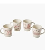 Set Of 4 ED Ellen Degeneres By Royal Doulton Christmas Holiday Mugs. NIB - $52.57 CAD