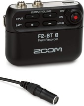 Zoom F2-BT Lavalier Recorder with Bluetooth, 32-Bit Float Recording, Audio for - £207.82 GBP