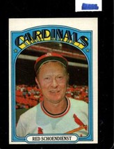 1972 Topps #67 Red Schoendienst Ex Cardinals Mg Hof *X70832 - £2.52 GBP