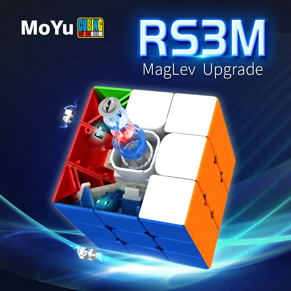 Play MOYU 2021 RS Maglev 3x3 2020 Magnetic A Cube 3×3 Professional 3x3x3 Speed P - £25.21 GBP