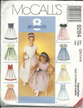McCall&#39;s 9284CH Sewing Pattern 8 Girl&#39;s Dresses Size 7-10 - $6.81