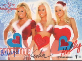 Authenticity Guarantee 
2005 Benchwarmer Holiday Swatch Card w/ Bridget ... - $331.65