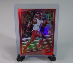2020 Panini Chronicles Draft Picks Absolute Zack Moss Red Parallel Rookie Card - £3.10 GBP