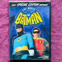 Batman: The Movie, Adam West Burt Ward DVD 1966 Cat Woman Joker Penguin Riddler - £10.08 GBP