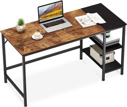 JOISCOPE Home Office Computer Desk, Study Writing Desk with Wooden Storage - £105.54 GBP