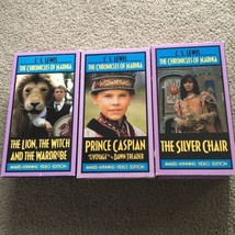 Chronicles of Narnia (Wonderworks) complete collection, 3 VHS Set Lot - £11.07 GBP