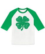 St. Patrick's Day Shamrock Raglan Half Sleeve Tee Kids White Green Size 10Y - €11,43 EUR St. Patrick's Day Shamrock Raglan Half Sleeve Tee Kids White Green Size 10Y - €11,43 EUR