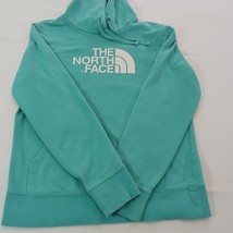 The North Face Women's Pullover Teal Green Hoodie Sweatshirt Size Medium image 15