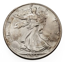 1936 50C Marche Liberty Demi Dollar En Choix À Gem Bu État, Oeil Appeal - $155.92