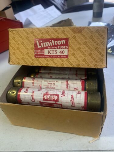 Buss Kts 40 Limitron Fast-Acting Fuse Lot Of 7 - $35.89
