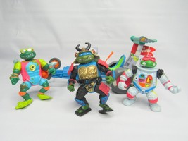 TMNT Vintage 1990 Teenage Mutant Ninja Turtle Action Figure Sewer Dragster Lot - £14.21 GBP