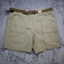 St. John Bay Shorts Mens 44 Khaki Casual Outdoors Cargo Hiking Performance - £17.80 GBP