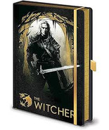 The Witcher Notebook Premium Wirebound A5 Faux Leather Journal with Line... - $17.36