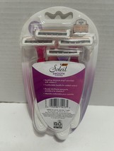 NEW BIC Soleil Smooth Lavender Scented Disposable Razors Three Blades 4 Razors - £3.56 GBP