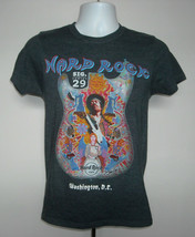 Womens Juniors Hard Rock Cafe Jimi Hendrix Washington DC T Shirt small guitar - £17.18 GBP