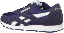 Reebok Men&#39;s Classic Nylon Sneaker 39749 Team Navy/Platinum - $29.02+