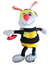 Acme 1991 Bee with Heart Stuffed Animal Plush 15&quot; - £12.26 GBP