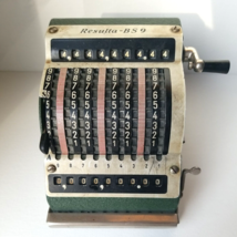 Vintage Resulta  BS9 Adding /Subtracting Machine Calculator West Germany - $118.79