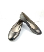 Louise Et Cie Caynlee Women&#39;s shoes Pewter Grey 7 M Scalloped Edge Balle... - $647.96 MXN