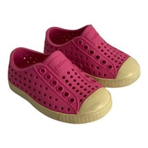 Native Kids Toddler Jefferson Fashion Sneaker Pink/ Shell White size C4 - £15.15 GBP