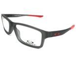 Oakley Kinder Brille Rahmen Crosslink XS OY8002-0351 Satin Grau Rot 51-1... - £74.40 GBP