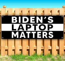 Biden&#39;s Laptop Matters Advertising Vinyl Banner Flag Sign Many Sizes Harris - £17.31 GBP+