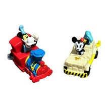 2 Mcdonalds 2020 Disney Mickey Minnie Runaway Railway Toys #1 &amp; 3 Goofy Dinosaur - £3.92 GBP