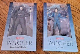 McFarlane Toys Netflix The Witcher Geralt of Rivia &amp; Jaskier  7”  Set of 2 - £67.46 GBP