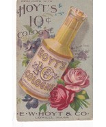 Antique Advertising Trade Card Book Mark Hoyt’s German Cologne Lowell MA - £5.93 GBP