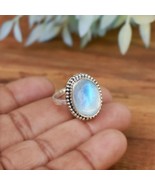 925 Sterling Silver Moonstone Gemstone Wedding Gift Ring - $30.97 CAD+