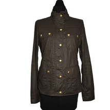 J Crew Downtown Field Jacket Womens XS Mossy Brown Coat Item 19034  - £23.83 GBP