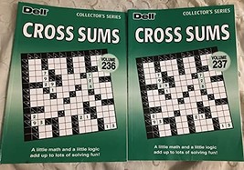 Lot of (2) Dell Collector&#39;s Series Selected Puzzles Cross Sums *Volumes 236 &amp; 23 - £13.19 GBP