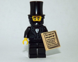 President Abraham Lincoln Civil War Custom Minifigure - $4.90