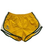 Nike DriFit Baylor Shorts Womens Yellow Green Lined Running Medium READ - $8.90