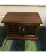 Vintage Royal Sealy, Wooden Musical Jewelry Box Japan, 2 Drawers In Cabinet - £24.57 GBP